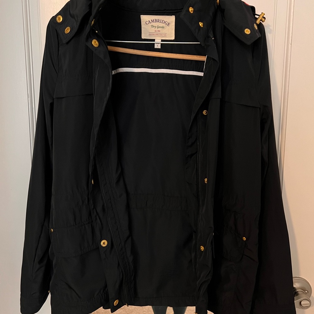 Cambridge Dry Goods Navy Women’s Rain Jacket- Size Small